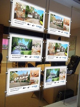 Digitale Werbedisplays für Schaufenstern - Kit 3x 15" - modularedisplays.com