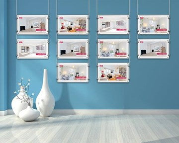 Digitale Werbedisplays für Schaufenstern - Kit 3x 15" - modularedisplays.com