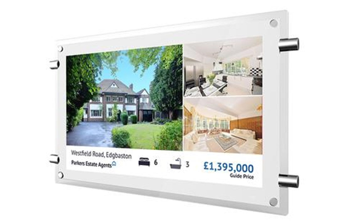 Digitale Werbedisplays für Schaufenstern - Kit 3x 15" - modularedisplays.com