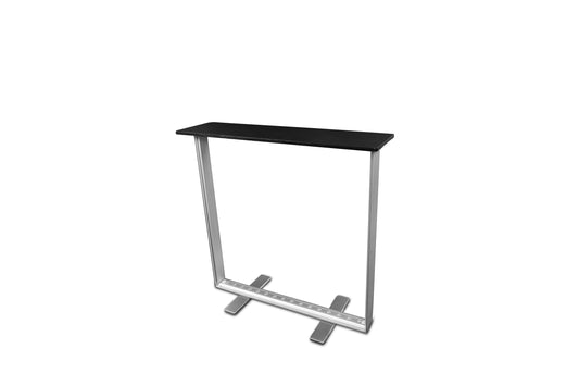 LED counter including textile print and block-out