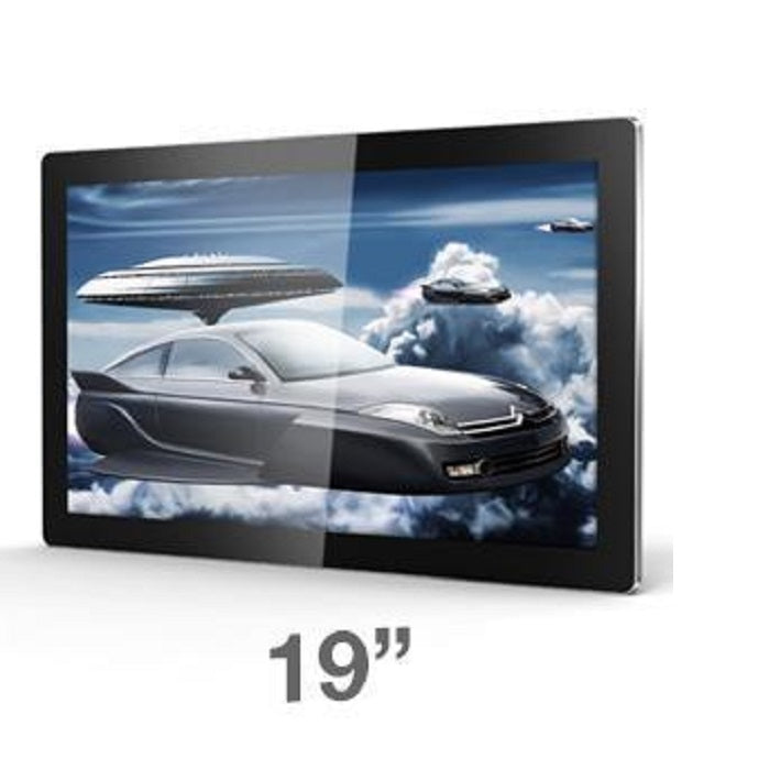 Slimline Pro Digitales Werbedisplays 19zoll inkl. Wandhalterung - 19 Zoll Android Werbedisplay - modularedisplays.com
