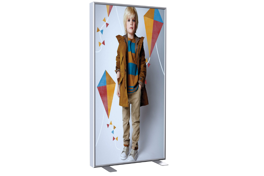 Textil Spannrahmen MaxiFrame LED 800x2000 - modularedisplays.com