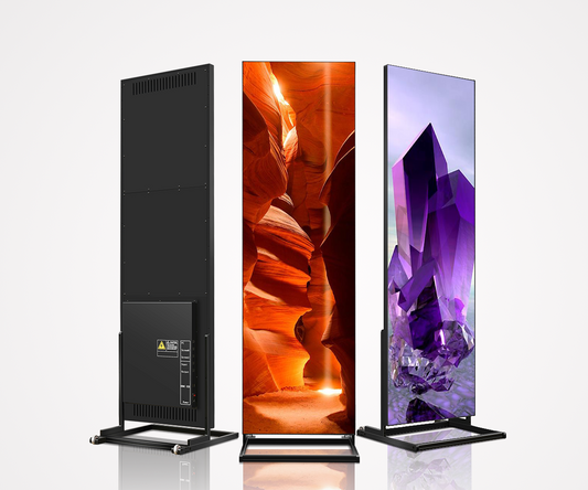 LED video wall freestanding - Totem Indoor P2 - P3 video wall