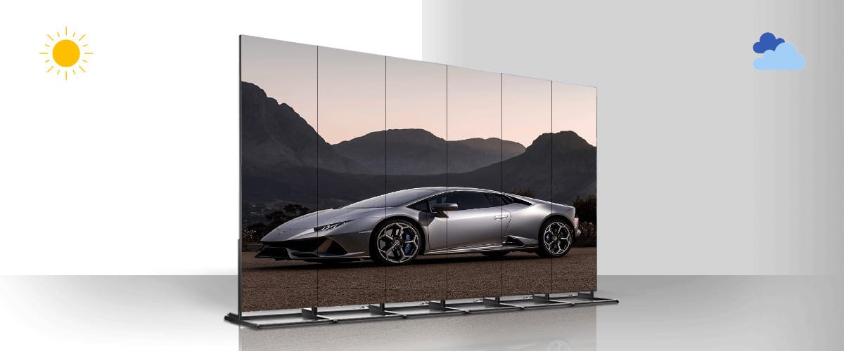 LED video wall - Totem Outdoor P2.5 - P3 video wall