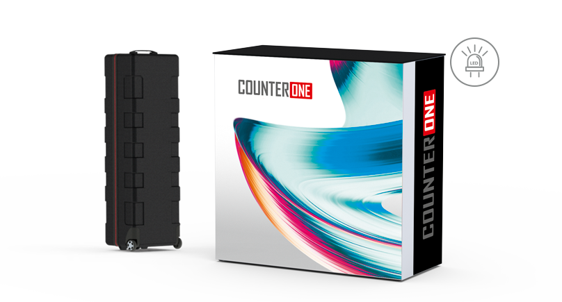 LED trade fair counter COUNTER ONE