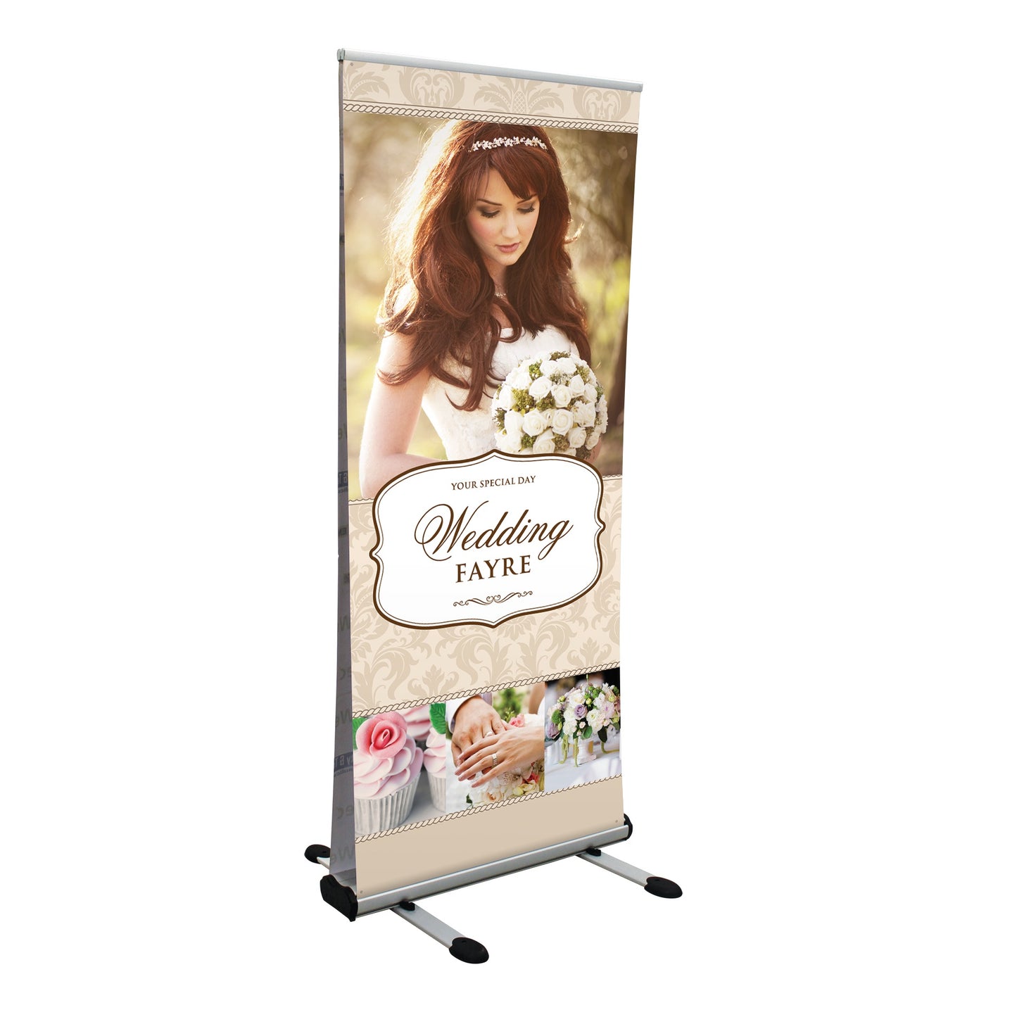 Doppelseitiger Außenbanner Thunder 85cm inkl. Druck - modularedisplays.com