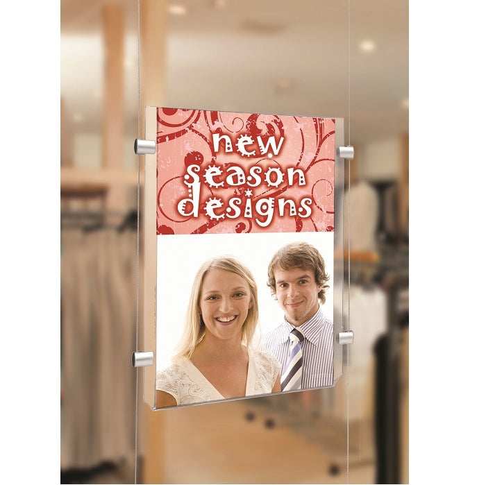 Schaufenster Display Kit Decke/Boden 4 x A4 - modularedisplays.com
