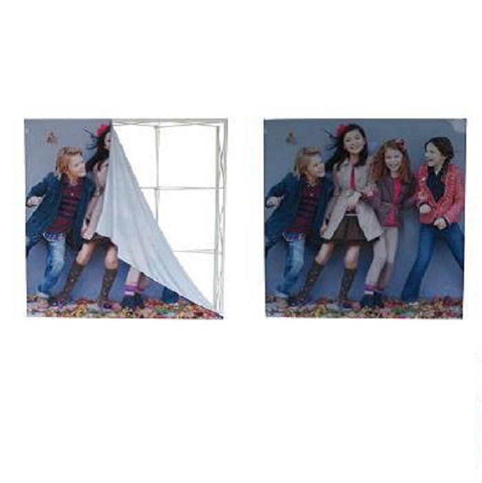 Faltdisplay gerade mit Kederprofil 3x3 inkl. Textildruck - modularedisplays.com