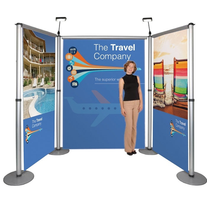 Messedisplay Aero 3,5m x 2m inkl. Digitaldruck - modularedisplays.com