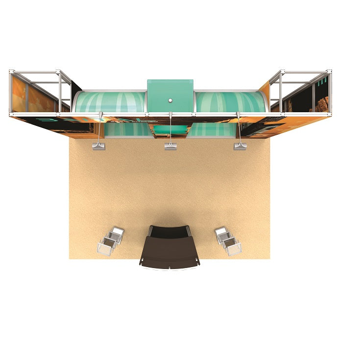 Individueller Messestand mit Tresen - modularedisplays.com