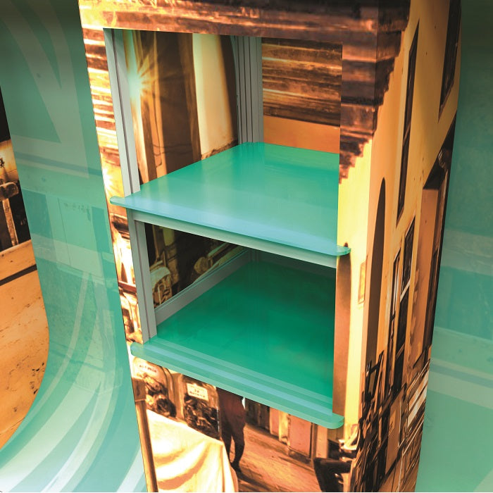 Individueller Messestand mit Tresen - modularedisplays.com
