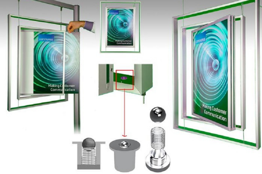 LED Einschubrahmen DIN A2 - modularedisplays.com