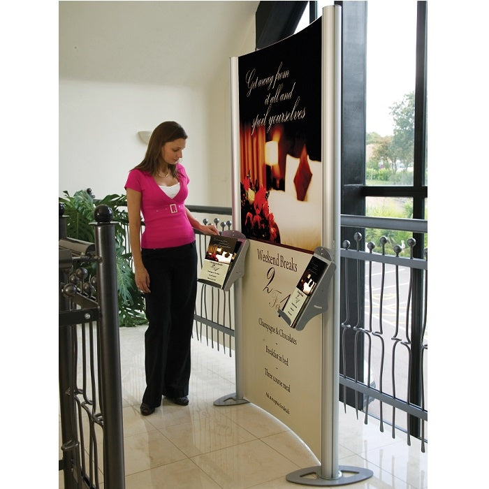 Messedisplay Linear Kit A gebogen inkl. Druck - modularedisplays.com