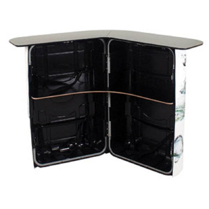 Messetheke Pegasus inkl. Grafikmantel - modularedisplays.com