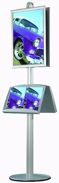 Infoständer mit 3 Einschubrahmen - modularedisplays.com