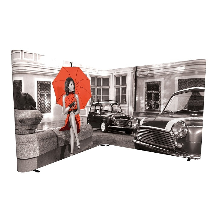 PopUp Faltdisplay Impact gerade 3x3 - modularedisplays.com