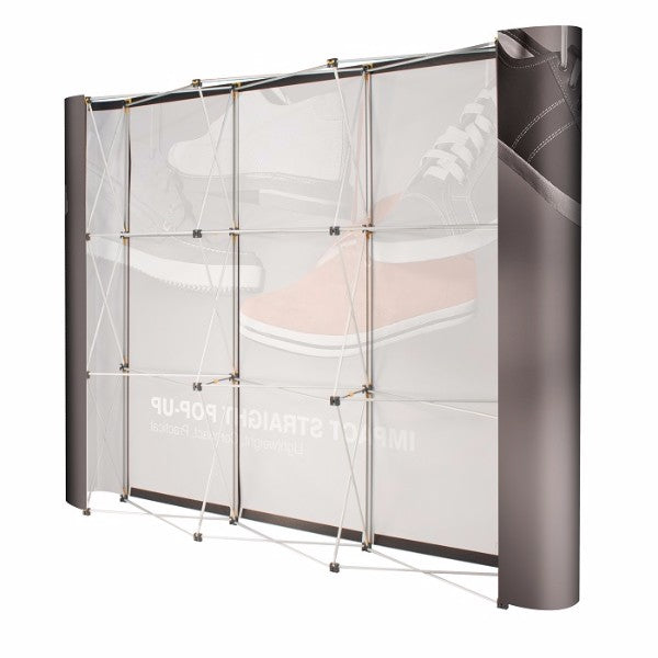 PopUp Faltdisplay Quick 3x3 gerade - modularedisplays.com