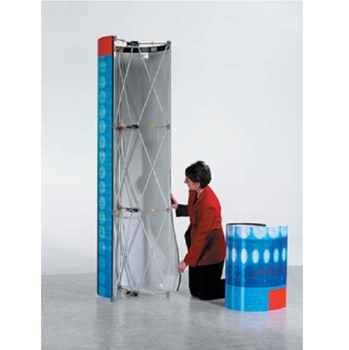 PopUp Turm 4 Felder inkl. Digitaldruck - modularedisplays.com