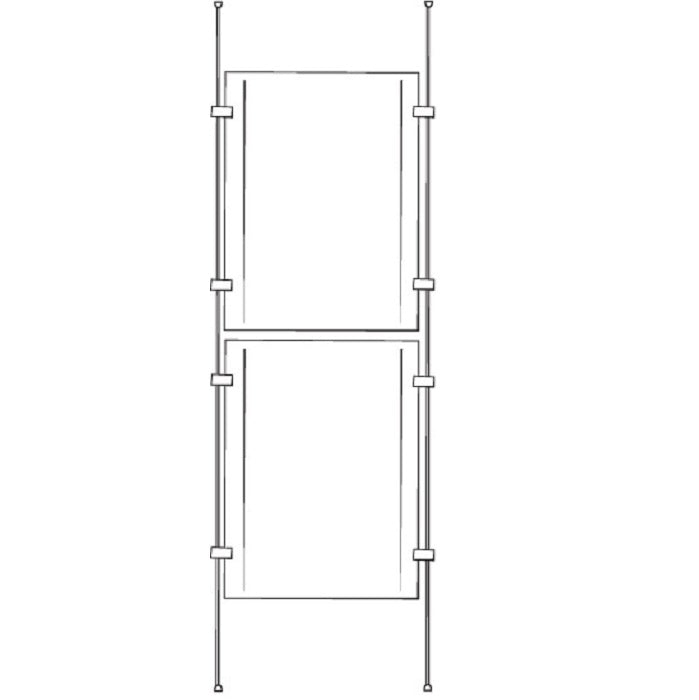 Seilsysteme für Schraubenbefestigung - modularedisplays.com
