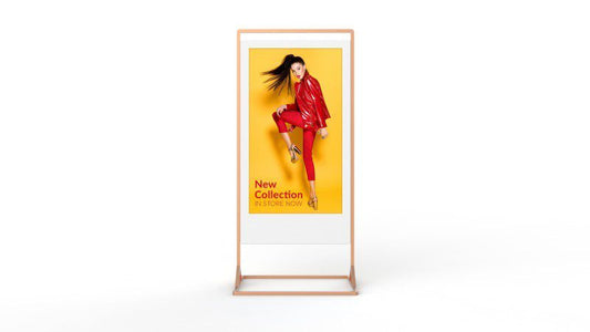 Freestanding 43" or 55" SuperSlim Double Sided Digital Advertising Display