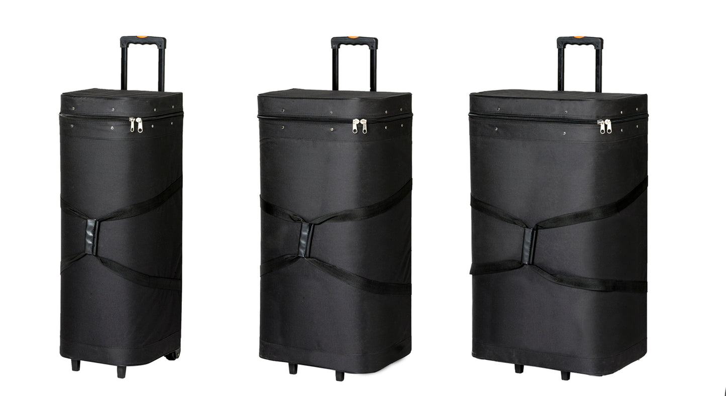 Textilfaltwand premium gebogen 3x3 mit Druck - modularedisplays.com
