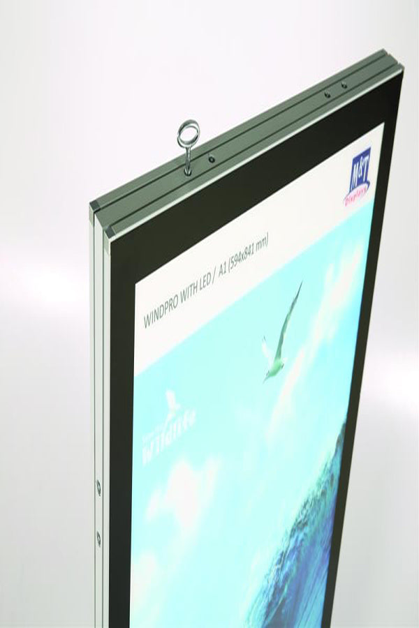 LED Kundenstopper WindPro® LED A1 - modularedisplays.com