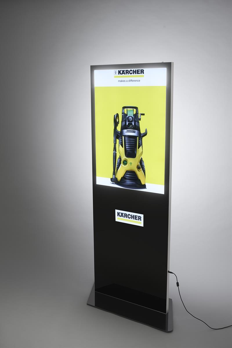 Leuchtsäule doppelseitig LuxLED DIN A1
