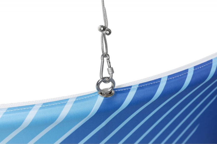 Deckenring mit doppelseitigem Druck 3m x 0,75m