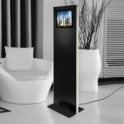 Bodenaufsteller mit Bildschirm iPoint Media 16 Zoll - modularedisplays.com