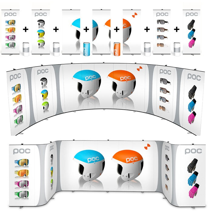 Banner System Expand LinkWall 900 x 2200 mm - modularedisplays.com