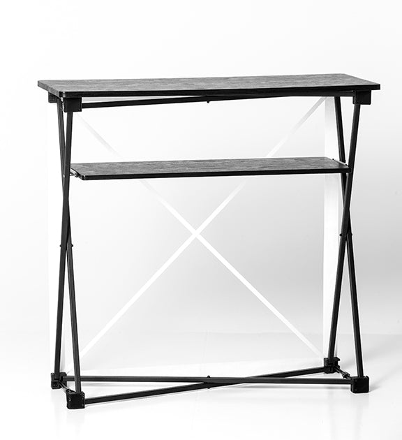 Faltbare Messetheke mit Textildruck - modularedisplays.com