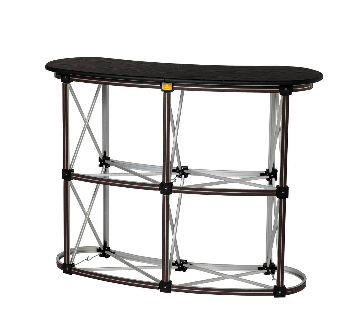 Faltbare Mobile Messetheke mit Digitaldruck - modularedisplays.com