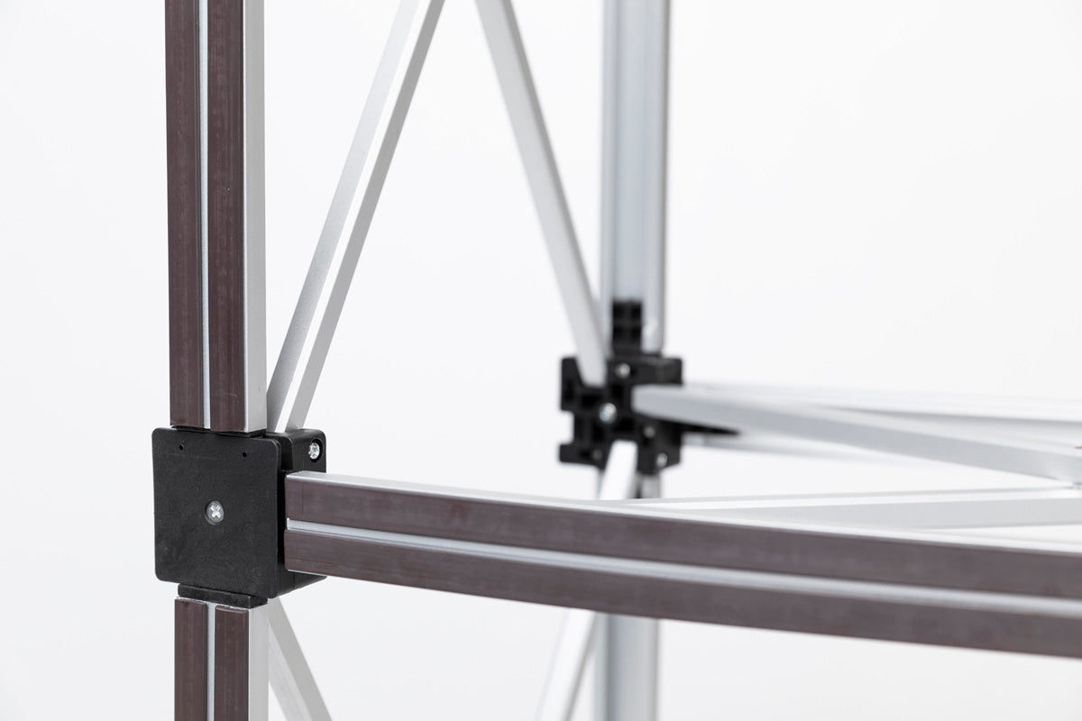 Faltbare Mobile Messetheke mit Digitaldruck - modularedisplays.com