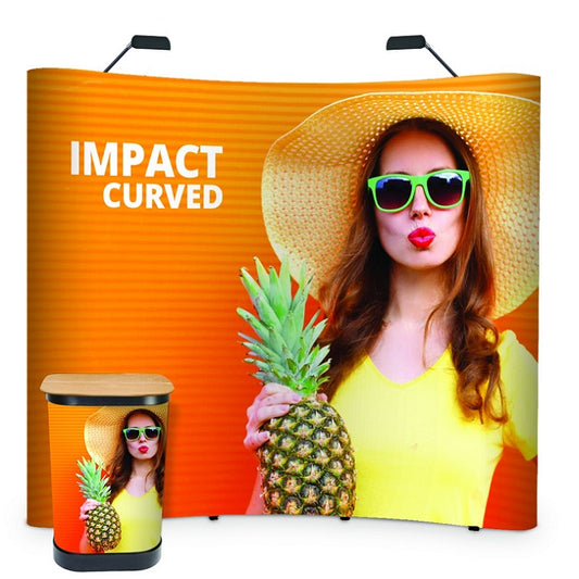 Pop-Up Faltdisplay Impact Bundel 3x3 mit Digitaldruck - modularedisplays.com