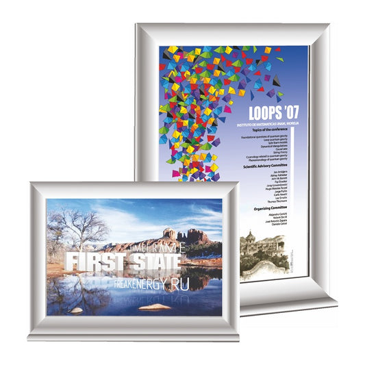 Einschubrahmen doppelseitig  Info-Topper DIN A4 - modularedisplays.com