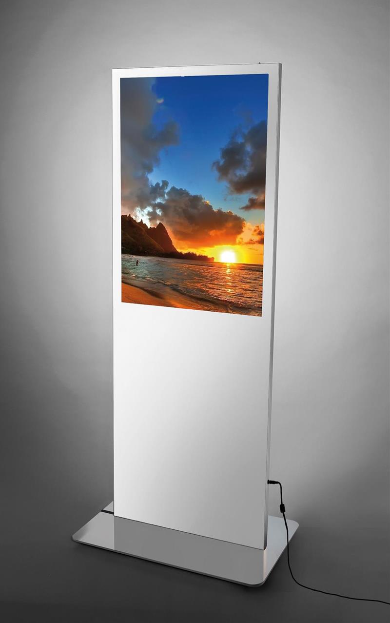 LED Leuchtsäule freistehend doppelseitig LuxLED 594 x 1682 mm - modularedisplays.com