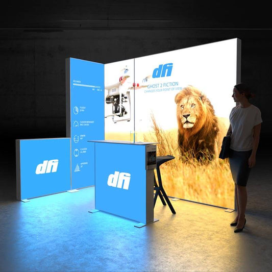 LED Messestand Pixlip Go - modularedisplays.com