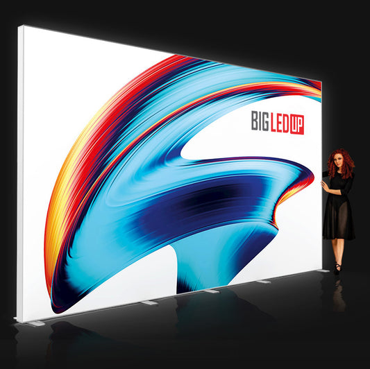 LED Textil Leuchtrahmen BIG LedUp 3m x 2,5m (B x H) - modularedisplays.com