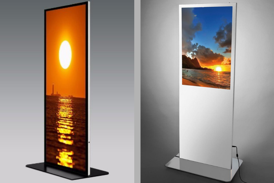 LuxLED Leuchtsäule doppelseitig 700 x 1000mm - modularedisplays.com