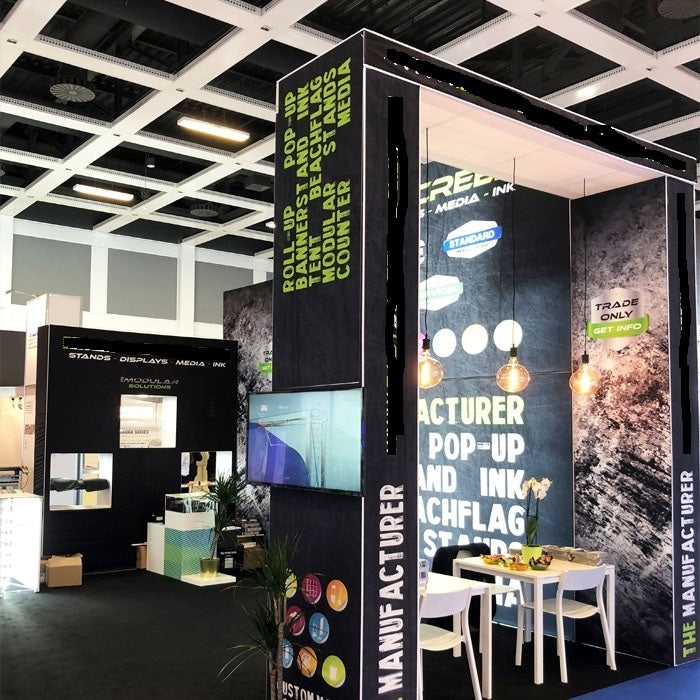 Monitorhalterung XL für PopUp Faltdisplay - modularedisplays.com
