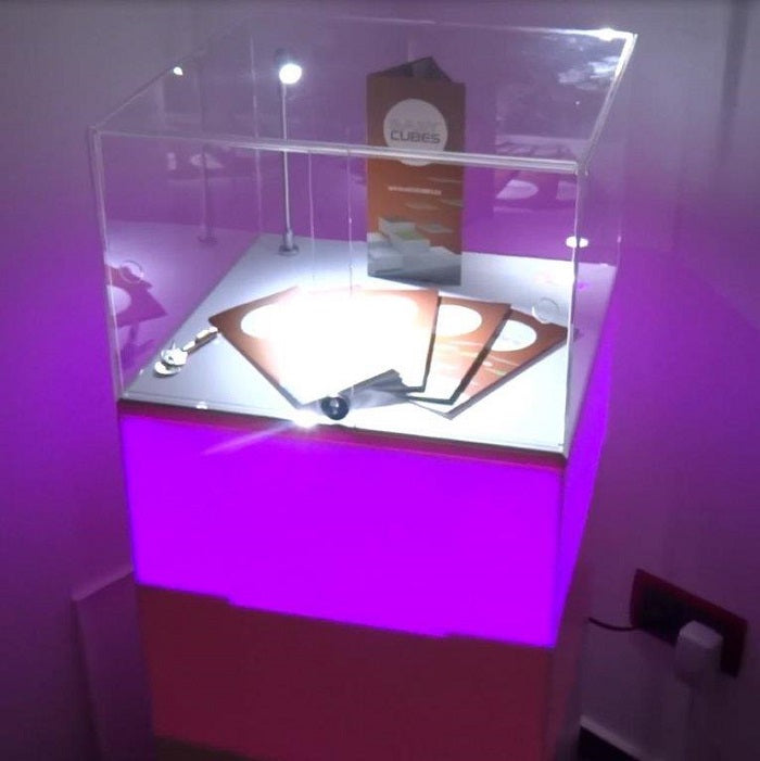 Mobile Messevitrine Easy Cube 40x60cm