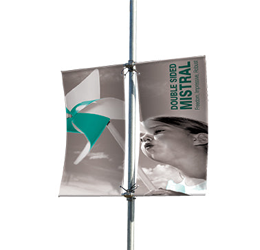 Doppelseitiger Fahnenausleger Mistral - modularedisplays.com