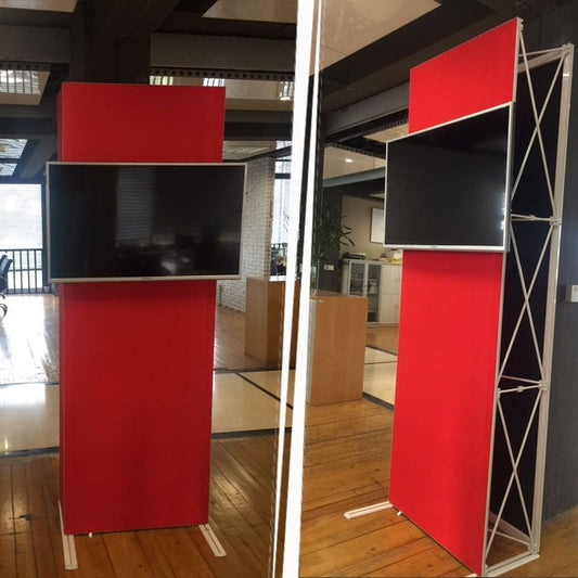 Monitorhalterung XL für PopUp Faltdisplay - modularedisplays.com