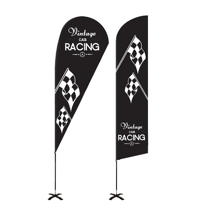 Beachflag Flügel 5,6m inkl. Druck und Erdfuß