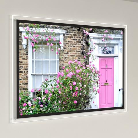 Acryl LED Leuchtrahmen Einseitig DIN A4 Querformat - modularedisplays.com