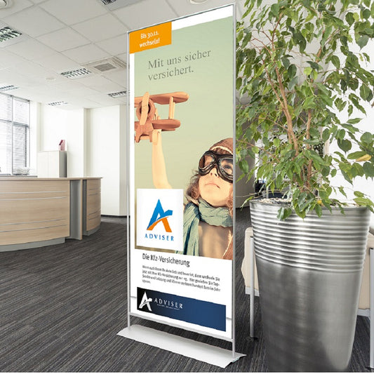 Bannerdisplay StandUp 200x100cm bedruckt - modularedisplays.com