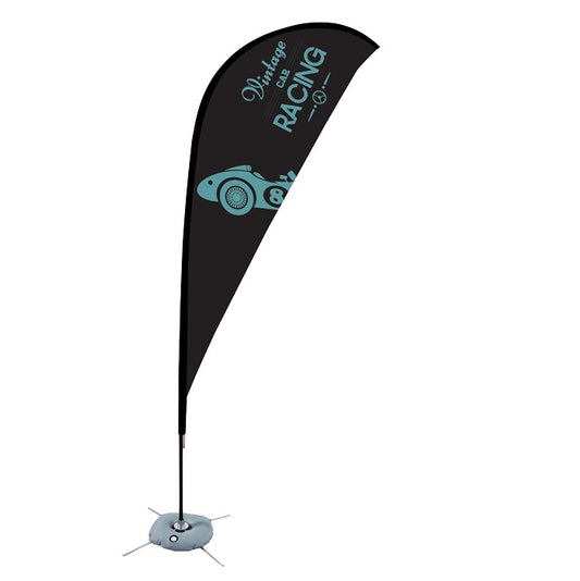 Beachflag Tropfen 4,5m inkl. Digitaldruck - modularedisplays.com