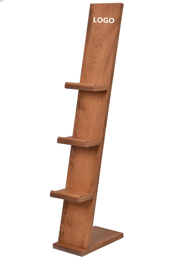 Holz Boden-Prospektständer Brand - modularedisplays.com