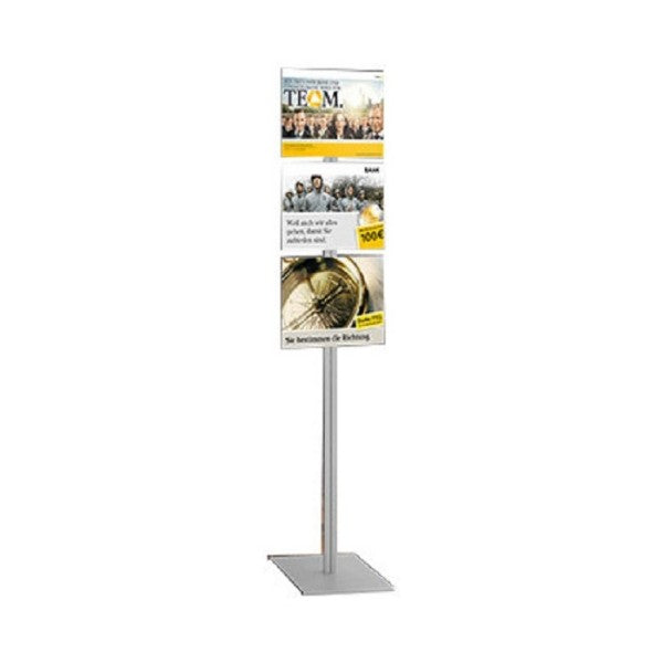 Bodenständer mit Postertaschen Smart Floor 2 x A3 - modularedisplays.com