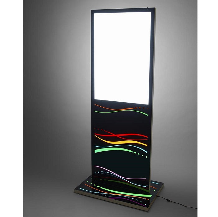Leuchtsäule doppelseitig LuxLED DIN A1